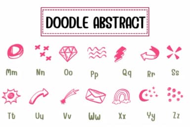 Doodle Abstract by PraewDesigns — Dingbats Font — thumbnail 3