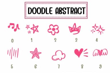 Doodle Abstract by PraewDesigns — Dingbats Font — thumbnail 4