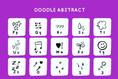 Doodle Abstract by Bee piyanuch — Dingbats Font — thumbnail 3