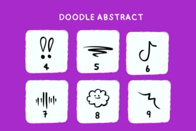 Doodle Abstract by Bee piyanuch — Dingbats Font — thumbnail 4