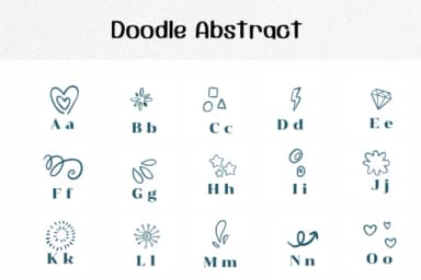 Doodle Abstract by Ketsarin — Dingbats Font — thumbnail 2