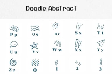 Doodle Abstract by Ketsarin — Dingbats Font — thumbnail 3