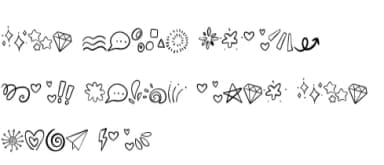 Doodle Abstract by Ketsarin — Dingbats Font — thumbnail 8