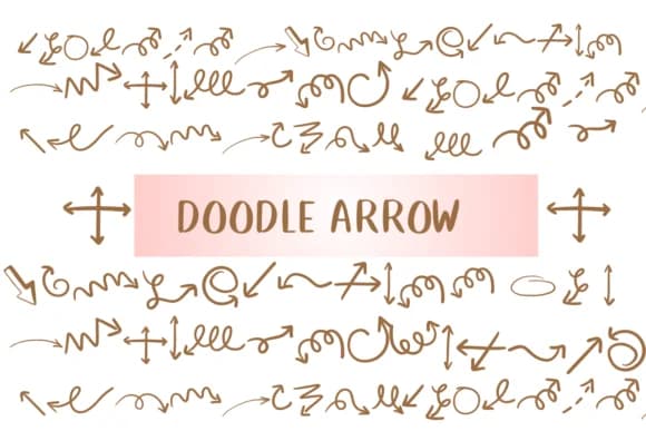 Doodle Arrow by Nongyao — Dingbats Font