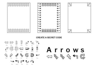 Doodle Arrows by digitalplannerland — Dingbats Font — thumbnail 5