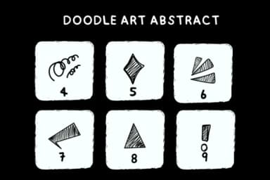 Doodle Art Abstract by Bee piyanuch — Dingbats Font — thumbnail 4