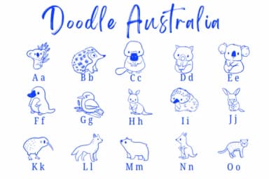 Doodle Australia by Suphitchaya — Dingbats Font — thumbnail 2