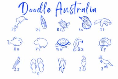 Doodle Australia by Suphitchaya — Dingbats Font — thumbnail 3