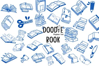 Doodle Book by Bee piyanuch — Dingbats Font — thumbnail 1