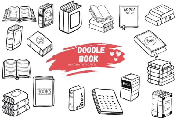 Doodle Book by Suphitchaya — Dingbats Font
