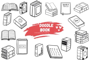 Doodle Book by Suphitchaya — Dingbats Font — thumbnail 1