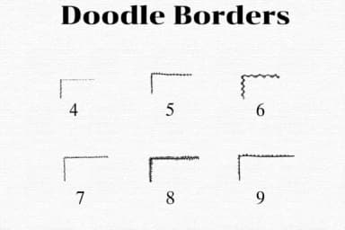 Doodle Borders by Nongyao — Dingbats Font — thumbnail 4