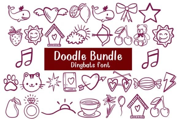 Doodle Bundle by Nongyao — Dingbats Font