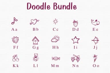 Doodle Bundle by Nongyao — Dingbats Font — thumbnail 2