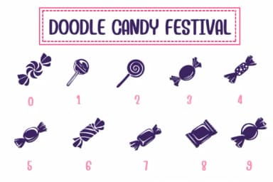 Doodle Candy Festival by PraewDesigns — Dingbats Font — thumbnail 4