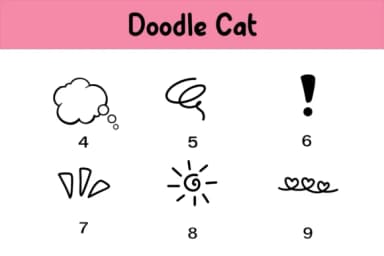 Doodle Cat by Nun Sukhwan — Dingbats Font — thumbnail 4