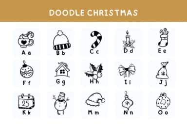 Doodle Christmas by Bee piyanuch — Dingbats Font — thumbnail 2