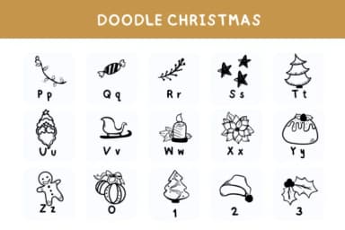 Doodle Christmas by Bee piyanuch — Dingbats Font — thumbnail 3