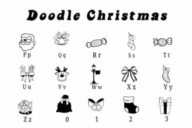 Doodle Christmas by Suphitchaya — Dingbats Font — thumbnail 3