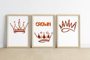 Doodle Crown by PraewDesigns — Dingbats Font — thumbnail 6