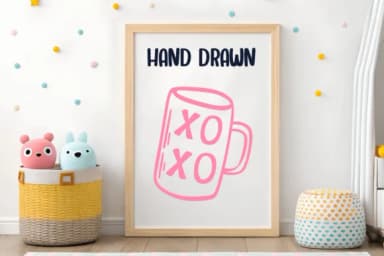 Doodle Cute Valentine by PraewDesigns — Dingbats Font — thumbnail 5