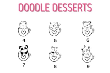 Doodle Desserts by Nun Sukhwan — Dingbats Font — thumbnail 4