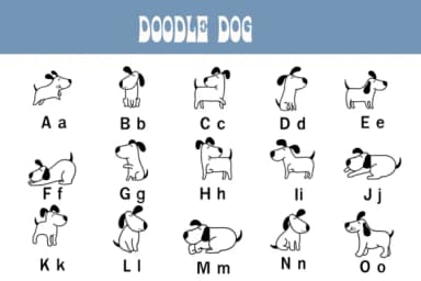 Doodle Dog by Nun Sukhwan — Dingbats Font — thumbnail 2