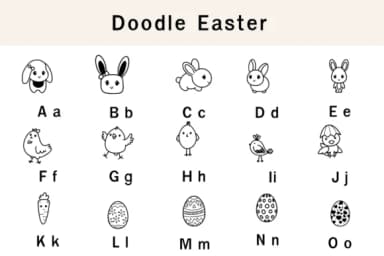 Doodle Easter by Nun Sukhwan — Dingbats Font — thumbnail 2
