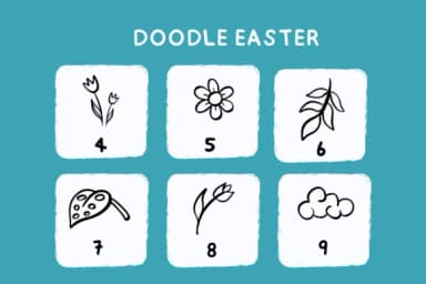 Doodle Easter by Bee piyanuch — Dingbats Font — thumbnail 4