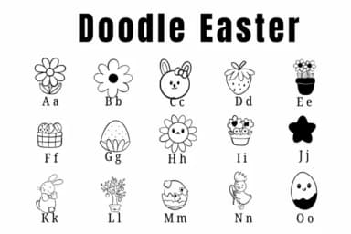 Doodle Easter by Suphitchaya — Dingbats Font — thumbnail 2