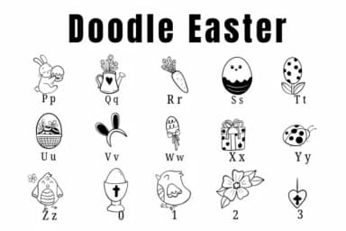Doodle Easter by Suphitchaya — Dingbats Font — thumbnail 3