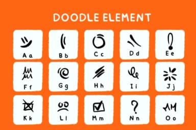 Doodle Element by Bee piyanuch — Dingbats Font — thumbnail 2