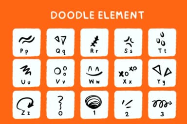 Doodle Element by Bee piyanuch — Dingbats Font — thumbnail 3
