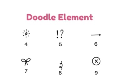 Doodle Element by Nun Sukhwan — Dingbats Font — thumbnail 7