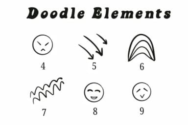 Doodle Elements by Suphitchaya — Dingbats Font — thumbnail 4
