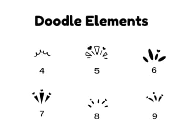 Doodle Elements by Nun Sukhwan — Dingbats Font — thumbnail 7
