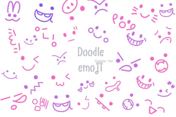 Doodle Emoji by Bee piyanuch — Dingbats Font