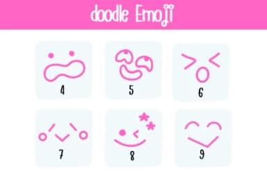 Doodle Emoji by Bee piyanuch — Dingbats Font — thumbnail 4