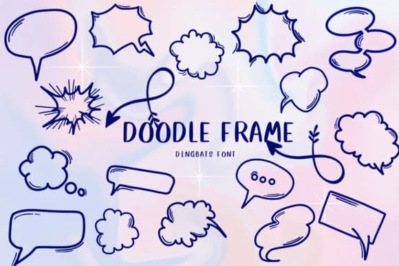Doodle Frame by CHANOK — Dingbats Font