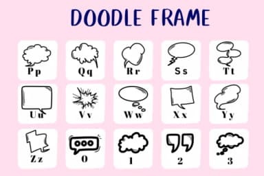 Doodle Frame by CHANOK — Dingbats Font — thumbnail 3