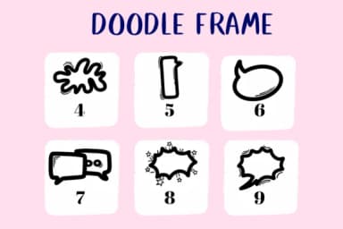 Doodle Frame by CHANOK — Dingbats Font — thumbnail 4