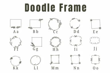 Doodle Frame by Suphitchaya — Dingbats Font — thumbnail 2