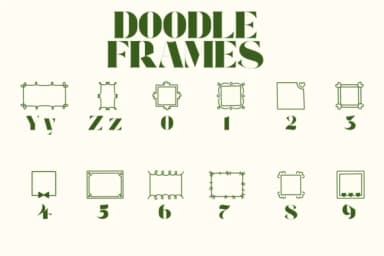 Doodle Frames by Chonada — Dingbats Font — thumbnail 4