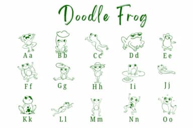 Doodle Frog by Suphitchaya — Dingbats Font — thumbnail 2