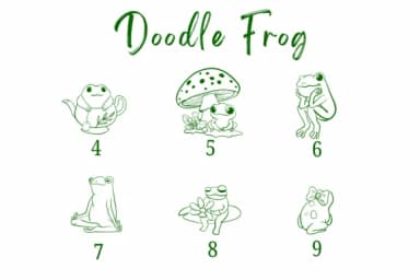 Doodle Frog by Suphitchaya — Dingbats Font — thumbnail 4