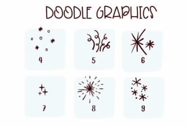 Doodle Graphics by Sirinart — Dingbats Font — thumbnail 6