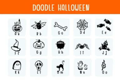 Doodle Halloween by Bee piyanuch — Dingbats Font — thumbnail 2