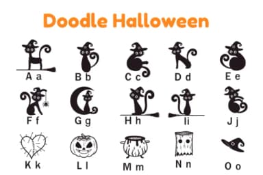 Doodle Halloween by Nun Sukhwan — Dingbats Font — thumbnail 5