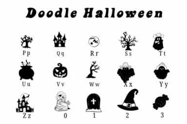 Doodle Halloween by Suphitchaya — Dingbats Font — thumbnail 3