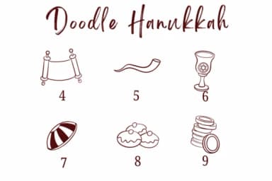 Doodle Hanukkah by Suphitchaya — Dingbats Font — thumbnail 4